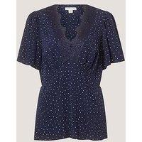 Monsoon Cleo Spot Top