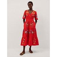 Monsoon Emma Emb Dress