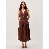 Monsoon Margot Linen Dress