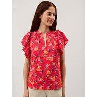 Monsoon Libby Floral Jersey Top