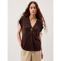 Monsoon Lucy Linen T Shirt
