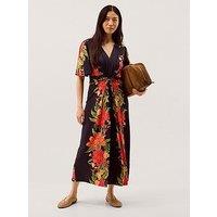 Monsoon Moana Print Jersey Dress