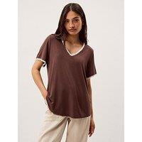 Monsoon Tilly Trim Jersey Tshirt