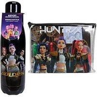 K-Pop Demon Hunters Golden Bottle & Golden Stationery Set Bundle