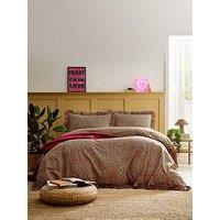 Copenhagen Home Frilled Leopard Duvet Set