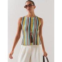 The Very Collection Sleeveless Top - Stripe