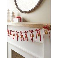 The Very Collection Metal Bells With Bows Garland