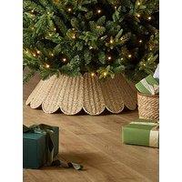 The Very Collection Scallop Christmas & Tree Skirt