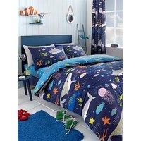 Bedlam Sea Life Glow In The Dark Duvet Set - Double