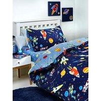 Bedlam Supersonic Glow In The Dark Duvet Set - Double
