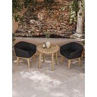 Royalcraft Roma Bistro Set With Eden Chairs