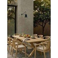 Royalcraft Lidia 8 Seater Dining Table With Riven Chairs