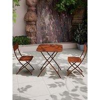 Royalcraft Venice Outdoor Bistro Set - Cayenne Orange