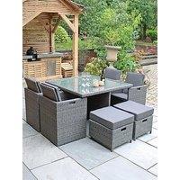 Royalcraft Paris 8-Seater Cube Outdoor Dining Set