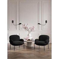 Lpd Home Avery Black Armchair