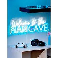 Hestia Signography Neon Collection Wall Sign With Usb - Welcome To The Man Cave