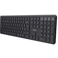 Trust Vaiya Multi-Device Wireless Keyboard For Pc/ Laptop - Uk Layout, Black