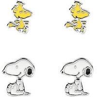 Snoopy & Woodstock Stuf Earring Set - Multi