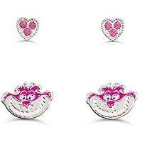 Disney Cheshire Cat 2 Pair Earring With Stones
