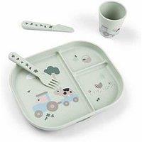 Done By Deer Foodie Dinner Set Tiny Farm Green