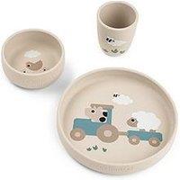 Done By Deer Stick And Stay Dinner Set Tiny Farm Sand