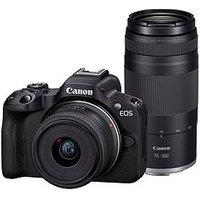 Canon Eos R50 Aps-C Mirrorless Camera Inc Rf-S 18-45Mm + Rf 75-300Mm Lens