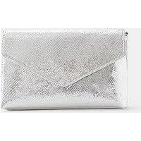 Accessorize Metallic Envelope Crossbody Bag