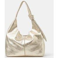 Accessorize Slouchy Knot Leather Shoulder Bag
