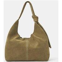 Accessorize Slouchy Knot Leather Shoulder Bag