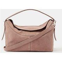 Accessorize Fold Top Suede Bag