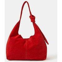 Accessorize Slouchy Knot Leather Shoulder Bag