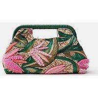 Accessorize Tropical Embellished Crossbody Bag