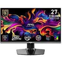Msi Mag 272Up Qd-Oled X24 27-Inch 4K Uhd 240Hz 0.03Ms Adaptive Sync Hdmi 2.1 Gaming Monitor