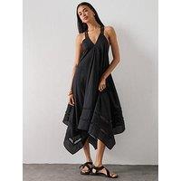 Allsaints Lil Midi Dress - Black
