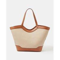 Accessorize Two Tone Canvas Tote Bag