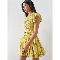 Allsaints Lauren Dress - Yellow