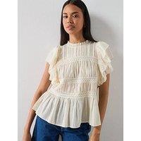 Allsaints Harriet Top - Dove White