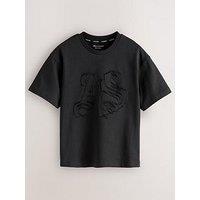Smallsaints Boys Logo Stitch T-Shirt - Black