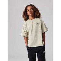 Smallsaints Boys Underground Back Print T-Shirt - Beige