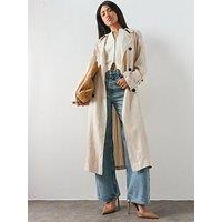 Allsaints Lizie Trench Coat - Off White