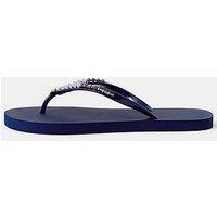 Accessorize Beaded Flip Flops