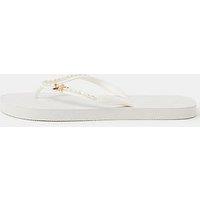Accessorize Starfish Beaded Flip Flops