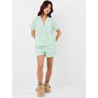 Accessorize Gingham Short Pyjamas Set