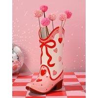 Hestia The Feel Good Club Cowgirl Boot Vase