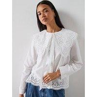 Allsaints Marie Broderie Anglaise Shirt - White