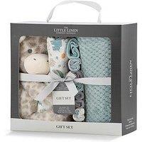 The Little Linen Company Boxed Gift Set - Savannah Giraffe