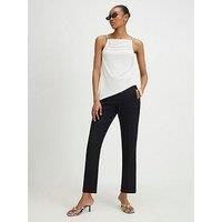 River Island Tailored Cigarette Trousers - Black