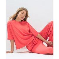 River Island Short Sleeve Premium Neo Boxy Clean T-Shirt - Orange