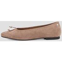 Boss Suede Ballet Shoes - Beige