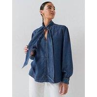 Boss Betilla Denim Shirt - Blue